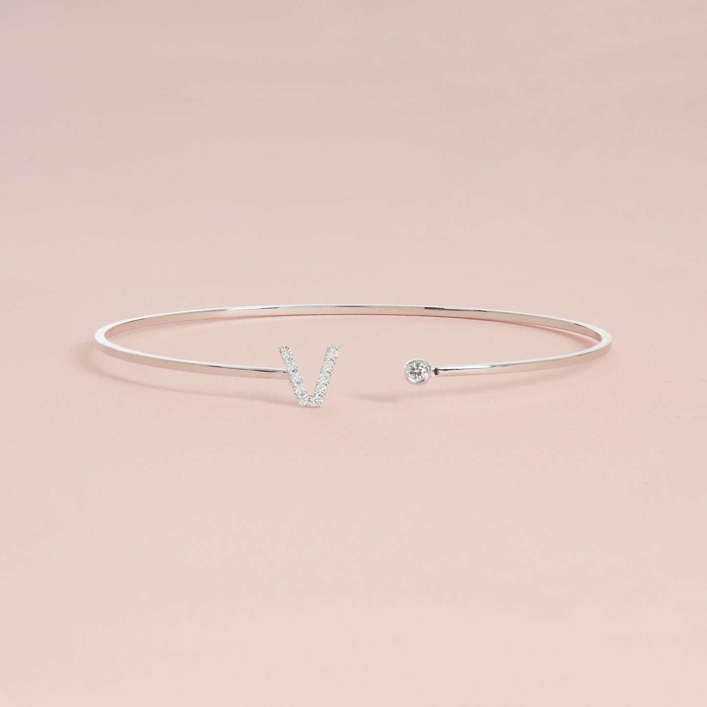 Letter and Drop You Bracelet