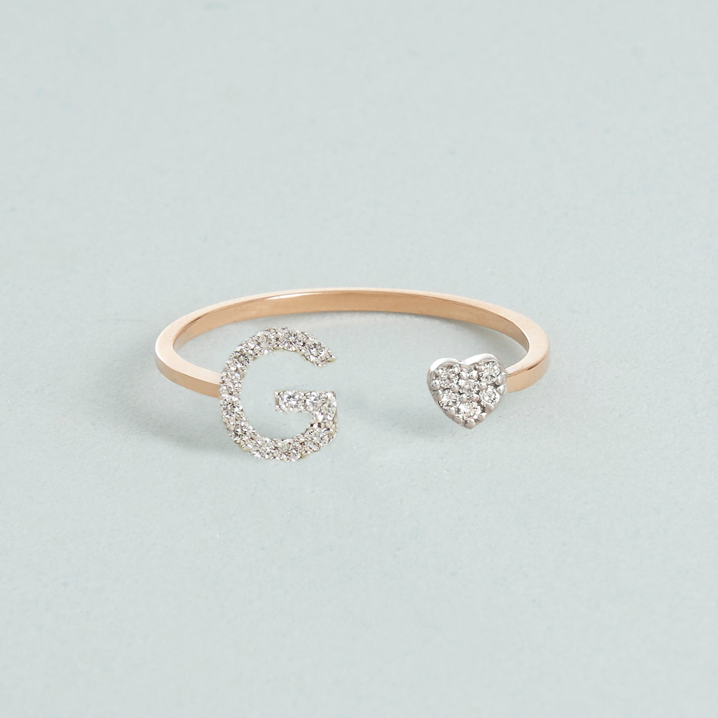 Letter and Heart You Ring