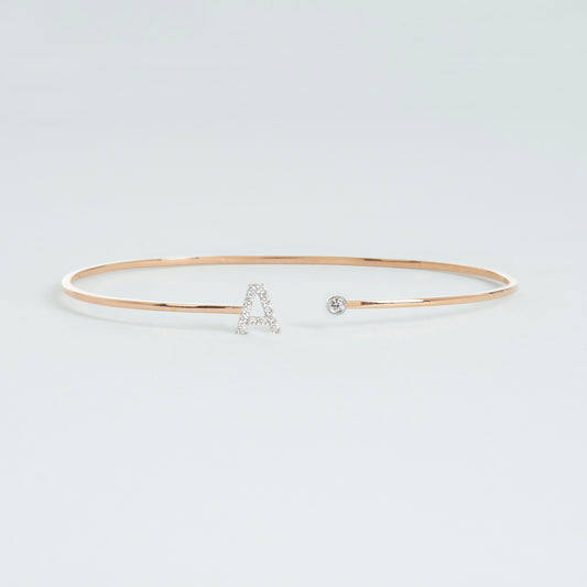 Letter and Drop You Bracelet